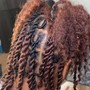 Basic Loc Style (barrel rolls, braids, pineapple ect)