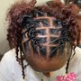 Basic Loc Style (barrel rolls, braids, pineapple ect)