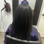 Virgin relaxer (long hair)