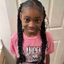 Kid's Sleek braided ponytail