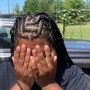 Twist Over Locs (with extensions)