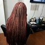 Twist Over Locs (with extensions)