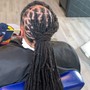 Loc Retwist (two strand style high top locs)