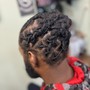 Loc Maintenance: Full head of hair