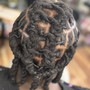 Loc Maintenance: Full head of hair