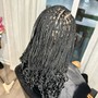 Small knotless Braids