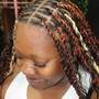 Two Strand twist or box braids (natural hair only)