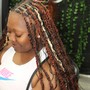 Medium knotless box Braids