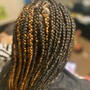 Quick weave braid down