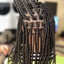 Medium Knotless Braids