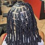 Invisible boho locs