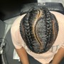 Kids Cornrows (natural hair)