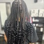 Natural hair-3 strands (box braids)