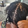 Larger Two Strand Twists/Extensions Hair Added