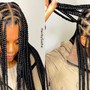 Feed In Braids With Box Braids (Small)