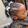 Med Kids knottless Braids