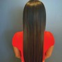 Invisible Weft Hair Extensions W/Silicon links