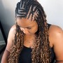 Tribal goddess braids