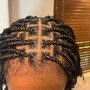 S/Medium Knotless Braids Mid back