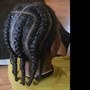 Kid's box braids/twists w/ weave