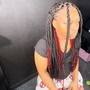 Medium Knotless braids