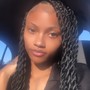 Small/med knotless braids