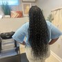 4 to 6 Large feed-in braids