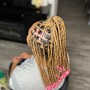 Kids Small Knotless Braids W/ Hair Included (Color 1B,27&30)