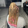 Jumbo Knotless Braids W/ Hair included (Color 1b,27&30)