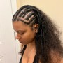 Fulani Braids on Natural Hair