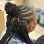 Two strand twist with added hair