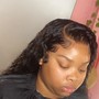 2-9 braids w/sew-in at back