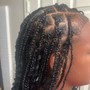 Knotless braids (medium)