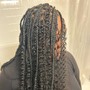 Knotless braids (medium)