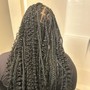 Knotless braids (medium)