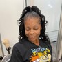 Straight back braids for wig install DIY