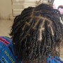 Insta locs (short hair)