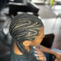 Freestyle braids with hair included