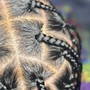 Men Large Box Braids