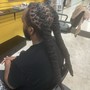 Loc Extensions + hair