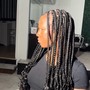 Medium knotless braids (hair provided)