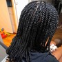 Cornrows/Box Braids combo