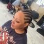 Feed In Braids (Long Cornrows)