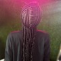 Medium Boho knotless Braids w/ real human hair