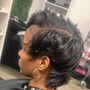 Women's Cut, relaxer and style