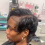 Women's Cut, relaxer and style