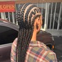 Large Braided Ponytail