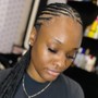 Extra Small Knotless Braids