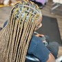 Small Knotless Braids x Bohemian