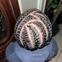 6-8 cornrows